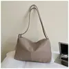 Bolso Almohada Casual de Color Sólido 2026, Bolso Cruzado de Moda Relajada, Bolso de Hombro/Axila de Gran Capacidad para Viajes Diarios