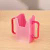Soporte para vaso de leche infantil Caja antiaplastamiento Artefacto antiderrame para que el bebé beba leche Caja de papel retráctil Cubierta para vaso de bebida