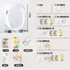 Bolsa de Carrinho de PVC Espesso de Alta Transparência em Forma de Q Bolsa de Armazenamento para Bonecas de Algodão Bolsa Suspensa à Prova de Poeira Bolsa para Exibição de Figuras de Brinquedo da Moda Boneca
