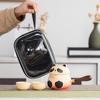 Conjunto de Chá Portátil de Luxo Leve Panda para Viagem com Alça Lateral, Uma Bule e Duas Xícaras, Xícara Rápida, Logotipo de Presente Corporativo de Alto Padrão