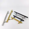 Manija Personalizada de Acero Inoxidable Sólido de Lujo Ligero, Manija Redonda Larga Simple para Puerta de Gabinete, Manija de Cajón y Gabinete Estilo Francés
