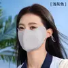 Máscara de Proteção Solar de Verão para Mulheres, Proteção para os Olhos Tipo Gelo, Tridimensional, Aparência Sofisticada, Respirável, Máscara de Sombreamento Anti-UV para Deslocamento