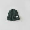 Sombrero Infantil de Un Panel Otoño e Invierno Sombrero de Lana Tejido para Niño Invierno Estilo Occidental para Niña Gorro Cálido Tipo Jersey para Bebé