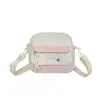 Bolsa Transversal de Lona para Meninas, Bolsa de Ombro Fofa e Doce, Estilo Fresco e Simples para Estudantes