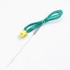 Sensor de Temperatura Termopar Fio de Silicone Verde Tipo K Termopar Fio Blindado Sensor de Alta Temperatura