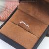 Zhenrong desea un nuevo y creativo anillo de hoja de sauce, moda europea y americana para mujer, anillo de cola chapado en plata 925, joyería de compromiso