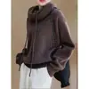 Suéter de Tricô Casual Soltinho de Gola Alta, Emagrecedor, Novo Design Outono/Inverno 2026, Suéter Básico Simples para Mulheres