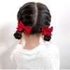 Un Par de Pinzas para el Cabello con Lazo Estilo Coreano Pinza Lateral Accesorios para el Cabello de Niña Pinza para Cabello Corto de Bebé Tocado Infantil