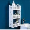 Prateleira de Parede Sem Furos Montada na Parede Quarto Parede Prateleira de Parede Sala de Estar Parede de TV Prateleira Decorativa Suporte de Flores Montado na Parede