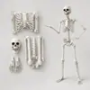 Esqueleto humano realista de Halloween 165 cm, paquete pequeño, articulaciones móviles, nuevo accesorio de decoración de calavera transfronterizo, muy vendido