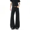 Jeans de pierna acampanada bordados tridimensionales estilo retro americano para hombre y mujer, pantalones de tendencia para primavera y otoño, corte slim recto