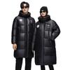 2024 Nueva Chaqueta Holgada con Capucha Acolchada de Algodón para Hombre y Mujer Larga de Invierno para Pareja Abrigo Chaqueta por Encima de la Rodilla de Color