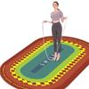 Tapete de Pular Corda Doméstico com Gradiente Arco-Íris Amortecedor Tapete de Yoga Silencioso Tapete Esportivo Lavável Tapete para Pés Tapete Espesso Macio
