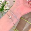 Pulsera Minimalista de Diseño Nicho de Doble Capa con Zircón de Estrella 2025 Nuevo Modelo Joyería de Personalidad Exquisita de Alta Gama al Mayoreo