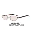 Gafas de Sol Ovaladas Estilo Wang Hedi 2026 Nuevas Elegantes Geniales Protección UV Gafas de Sol de Gama Alta Modernas