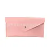 Cartera Rosa de Nuevo Material PU Impermeable y Protección Ambiental Bolso de Mano de Material PU para Salir Bolso Portátil de Material PU