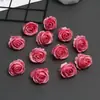 Xiaoqiao Flor de Rosa Artificial para Manualidades Broche de Pelo Arreglo Floral Pastel Decoración de Boda Decoración de Coche de Boda Flor Artificial Mayoreo