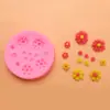 Molde de Silicona para Chocolate y Fondant de Margarita Personalizado Molde para Mini Pasteles Decorados DIY para Pasteles Grado Alimenticio