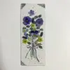 Etiqueta de Tarjeta Transparente para Mascotas Estampado en Caliente con Agujero para Colgar Estilo Chino Impresión de Flores Tarjeta para Colgar