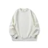 Sudadera de color liso para hombre, nueva colección otoño 2026, corte holgado, cuello redondo, manga larga, adecuada para usar en capas en primavera y otoño