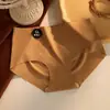 Calcinha Feminina de Seda 7A Verão Sem Costura de Entrepernas Leite de Seda, Tamanho Grande, Confortável, Não Abafa, Amigável à Pele, Shorts Feminino de Cintura Média