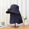 Gorra Ventilador de Carga Solar para Adultos, Gorra de Malla Transpirable con Visera para Pesca para Hombres y Mujeres, Gorra con Visera de Protección Solar para Exteriores en Verano