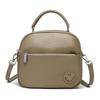 Bolsa feminina de couro de comércio exterior 2024 nova bolsa de couro macio simples moda primeira camada bolsa de ombro de couro mensageiro atacado