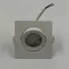 Al por mayor de fábrica Downlight LED para techo de sala de estar tienda de centro comercial lámpara de techo de plástico empotrada ángulo ajustable