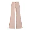 Pantalones de yoga acampanados para glúteos de durazno, pantalones largos de fitness adelgazantes con bolsillo, pantalones deportivos ajustados microacampanados para levantar glúteos para Pilates
