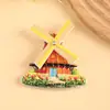 Nuevo Estilo Ámsterdam, Países Bajos Souvenir Turístico Decorativo Imanes de Resina Magnéticos para Comercio Exterior Atracciones Nacionales, Personalizable
