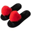 Amor Punta Abierta Peludo Comercio Exterior Transfronterizo Cálido Otoño Invierno Cuatro Estaciones Punta Abierta Pantuflas de Algodón Pantuflas para el Hogar Amazon