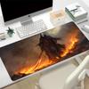 Mouse Pad Serie Diablo Sobredimensionado Almohadilla para Teclado Llamativo Extra Grande Engrosado Borde de Bloqueo Venta al por Mayor Almohadilla Grande para Escritorio de Oficina Soporte