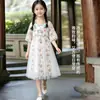 Hanfu Feminino 2026 Novo Vestido Tradicional Chinês de Verão para Crianças Festival do Barco-Dragão Vestido Estilo Chinês Traje Tang Vestido Estilo Antigo para Meninas
