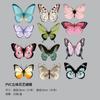Novo PVC tridimensional borboleta buquê decoração flor embalagem acessórios criativo enfeite pendurado jóias cor borboleta