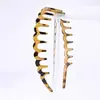 Diadema Ondulada Transfronteriza para Mujer, Pintura de Goma, Aspecto de Alta Calidad, Antideslizante, Diadema Dentada, Simple y Versátil, Venta Directa de Fábrica