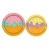 Nuevo Snack de Helado Tema Fiesta Infantil Galletas Helado de Chocolate Vajilla Desechable Mantel Cuchara