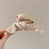 Pinza de Agarre de Tela Plisada Brillante de Gama Alta para Primavera y Verano Clip de Tiburón Elegante de Moda Francesa para Mujer Celebridad de Internet