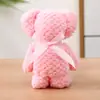 Toalha de Urso com Estampa Xadrez em Fleece de Coral Lembrancinha de Festa Xi Pu Casamento Aniversário Lembrancinha de Agradecimento Evento Pequeno Presente