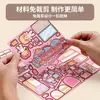 Mini Adesivos de Gelatina Mochi Livro Silencioso Cena em Miniatura DIY Infantil Alívio de Estresse Colagem 3D Adesivos para Diário