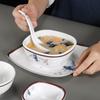 Tazón de arroz comercial de melamina, similar a la porcelana, tazón pequeño de 4 pulgadas, vajilla de plástico, taza, tazón, cuchara, tazón de sopa de restaurante, olla caliente, tazón de condimentos