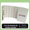 Fábrica 50% de desconto Cartão de Cores de Amostra de Tecido para Página Livreto de Papel Revestido Livro de Amostras de Cor de Produto Feito Sob Medida com Molde Existente Dobrável