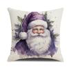 Funda de almohada navideña con explosiones transfronterizas de Amazon, cojín para asiento de oficina, funda de almohada para la cama del hogar