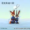 Chaveiro Pingente Acrílico Zootopia 2 Mais Vendido Nick e Judy Pingente de Bolsa Pequeno Presente Infantil