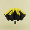 Cápsula de Paraguas Mini, Doble Uso para Sol y Lluvia, Paraguas Plegable con Recubrimiento Negro para Protección Solar, Paraguas Parasol con Logo Personalizado al por Mayor
