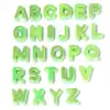 Acrílico Chapado en UV Concha Iridiscente Agujero Grande Agujero Lateral Letra Perlas Sueltas Hecho a Mano DIY Cadena de Teléfono Colgante Adorno Accesorio
