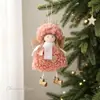Decoraciones Navideñas Corona Ming Cordero de Lana Ángel Niña Alas Colgante Muñeca Bebé Colgante Regalos para Guardería