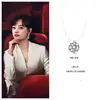 Colar de Prata 925 Lágrimas de Sereia Feminino Luxo Leve Simples Celebridade da Internet Popular Diamante Único Colar de Prata 925 Clavícula