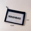Bolsa de Cosméticos Transparente de PVC de Gran Capacidad Separación Seco y Húmedo Bolsa de Aseo Viaje Portátil Bolsa de Almacenamiento de Cosméticos Bolso de Mano