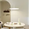 Lámpara de Araña para Restaurante Sentido Premium Minimalista Francés Lámpara de Mesa para Barra Tipo OVNI Estilo Crema Lámpara para Mesa de Comedor Lámparas Zhongshan Nuevo 2024