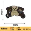 Acessórios de Roupa Infantil Desenho Animado Toalha de Urso Grande Adesivos de Tecido Bordados Adesivos de Patch Bordados Adesivos DIY Costurados à Mão
